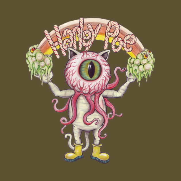 Harley Poe - Ocullarpuss Rainbow by Pete the Cat Guy