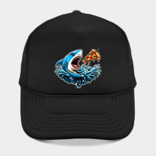 Funny Shark with Pizza, Pizza Lover Hat