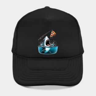 Funny Shark with Pizza, Pizza Lover Hat