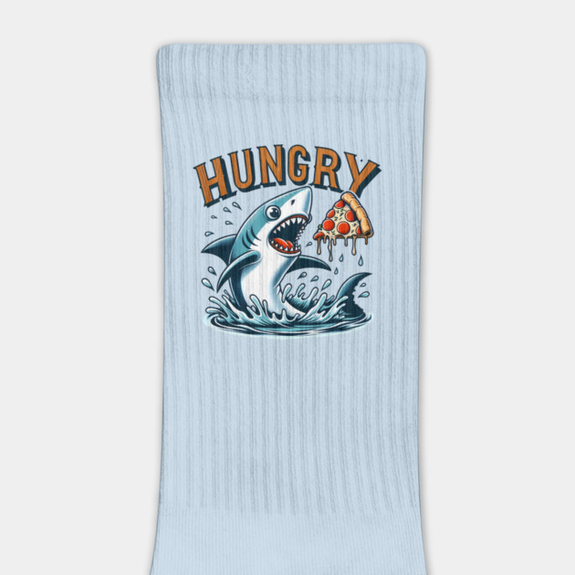 Funny Shark with Pizza, Pizza Lover by logiamerch