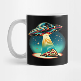 Funny Pizza Ufo, Pizza Lover Mug