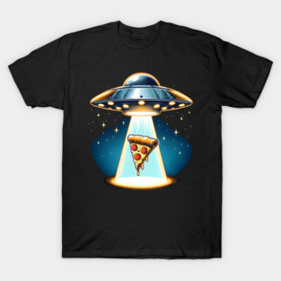 Funny Pizza Ufo, Pizza Lover T-Shirt