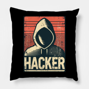 Vintage Hacker Pillow