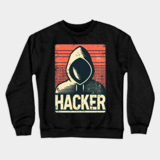 Vintage Hacker Crewneck Sweatshirt