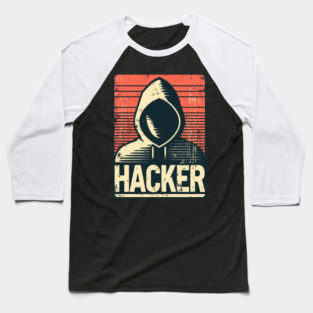Vintage Hacker Baseball T-Shirt