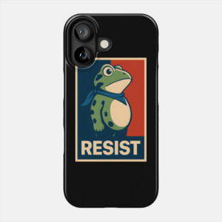 resist-frog Phone Case
