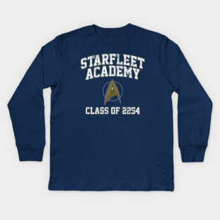 Starfleet Academy Class of 2254 Kids Long Sleeve T-Shirt