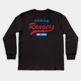 Texas Rangers Classic Style Kids Long Sleeve T-Shirt