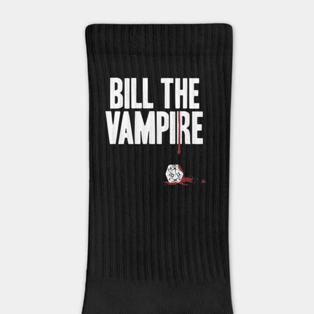 Bill The Vampire - roll the dice classic - dark by Rick Gualtieri