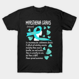 MG Awareness Myasthenia Gravis Neuromuscular Disease Family T-Shirt