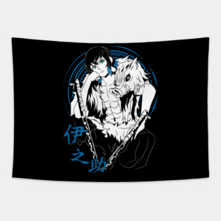 Inosuke Hashibira: The Beast of the Mountains Tapestry