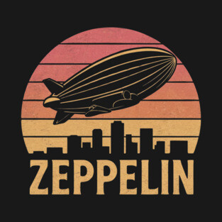 Retro vintage zeppelin 70s music T-Shirt