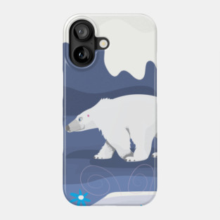 Cute Cartoon Polar Bear Phone Case