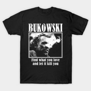 Charles Bukowski // Vintage Distressed T-Shirt