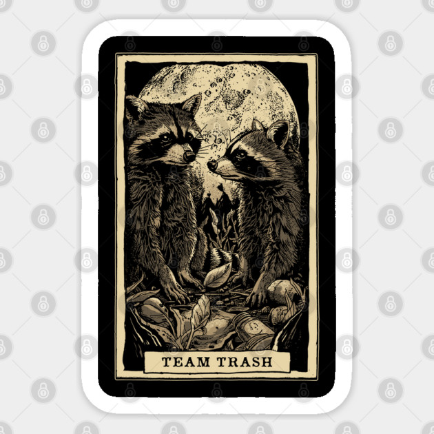 Team Trash Tarot Sticker by GoshWow®