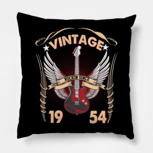 Vintage 1954 70th Birthday Gift Men Women 70 Years Old Pillow