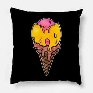 Ice Cream Hip Hop Pillow
