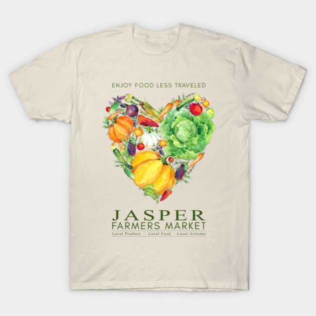 Jasper Farmers Market - Hearty Vegetables T-Shirt by toejammy