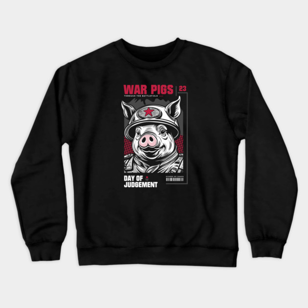 WAR PIGS Crewneck Sweatshirt by artslaves