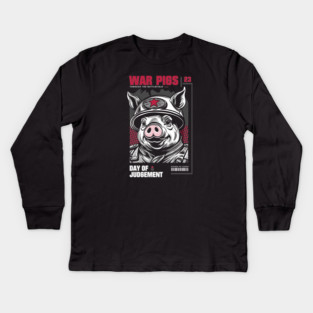 WAR PIGS Kids Long Sleeve T-Shirt