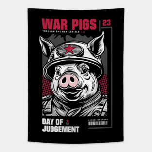 WAR PIGS Tapestry