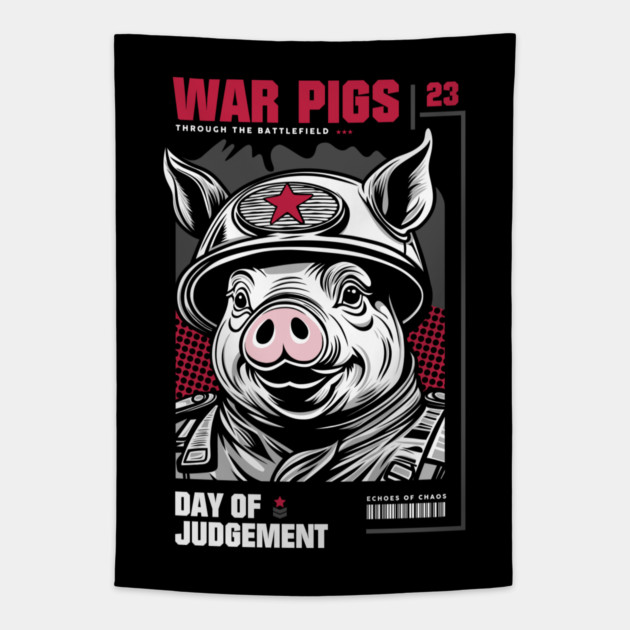 WAR PIGS Tapestry by artslaves