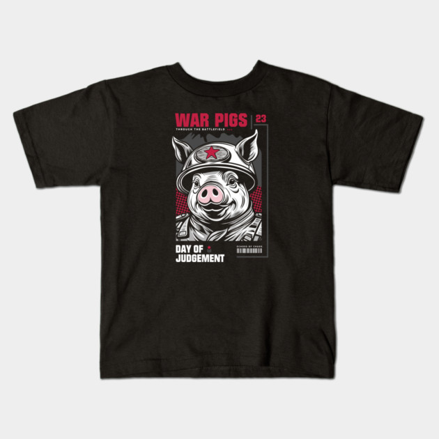 WAR PIGS Kids T-Shirt by artslaves