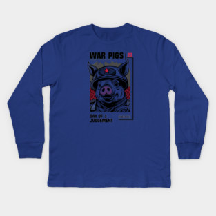 WAR PIGS Kids Long Sleeve T-Shirt