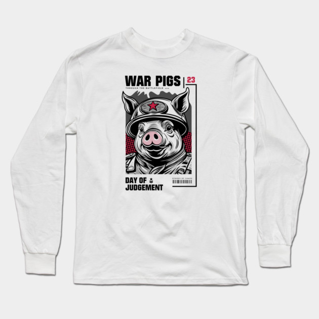 WAR PIGS Long Sleeve T-Shirt by artslaves