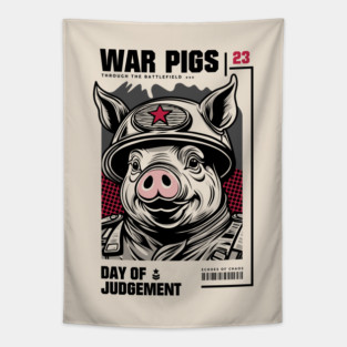 WAR PIGS Tapestry