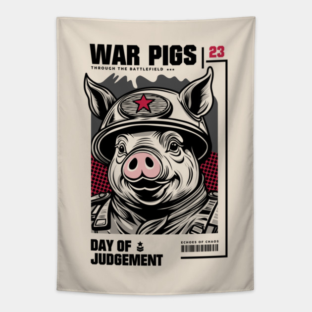 WAR PIGS Tapestry by artslaves
