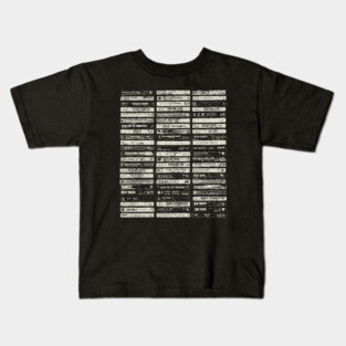 Cassette Tape Compilation Kids T-Shirt
