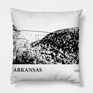 Arkansas USA Pillow