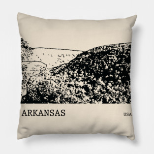 Arkansas USA Pillow