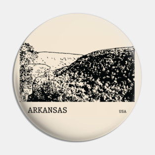 Arkansas USA Pin