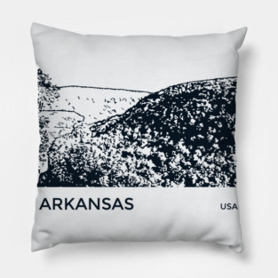 Arkansas USA Pillow