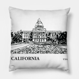 California State USA Pillow