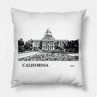 California State USA Pillow