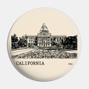 California State USA Pin