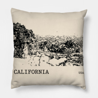 California USA Pillow