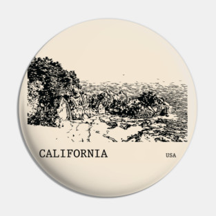 California USA Pin