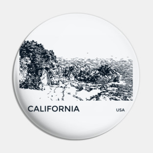 California USA Pin