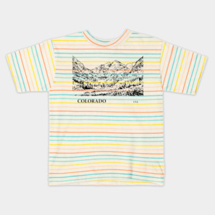 Colorado USA Kids T-Shirt