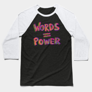 Word = Power Baseball T-Shirt
