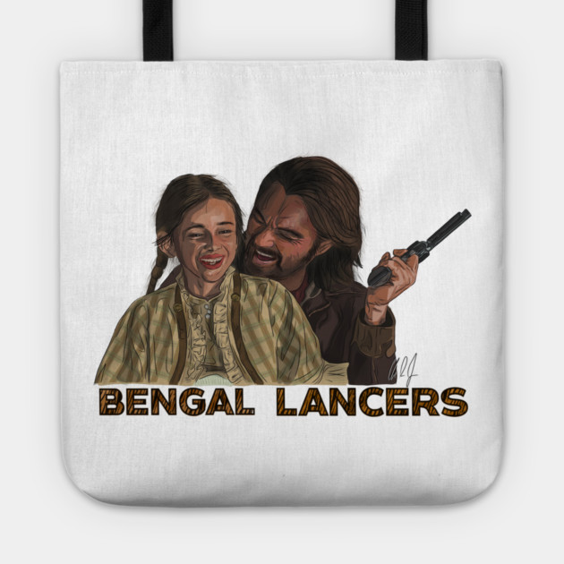 Once Upon A Time In Hollywood: Bengal Lancers Tote by 51Deesigns