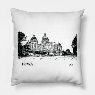 Iowa State USA Pillow