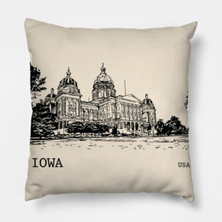 Iowa State USA Pillow