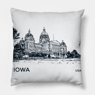 Iowa State USA Pillow