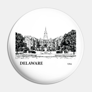 Delaware State USA Pin
