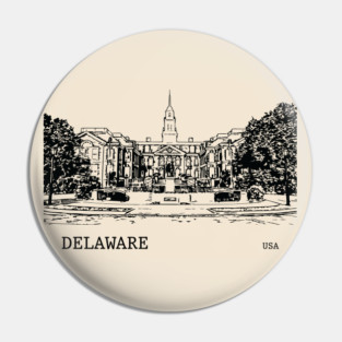 Delaware State USA Pin